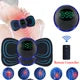 Smart Electric Neck Massager Portable Rechargeable EMS Cervical Vertebra Massage Patch For Muscle Relax Pain Relief
